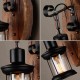 Vintage Industrial LED Cage Wall Light