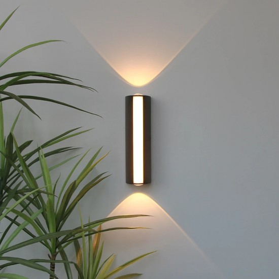 Modern Outdoor LED Wall Lamp Dual Head